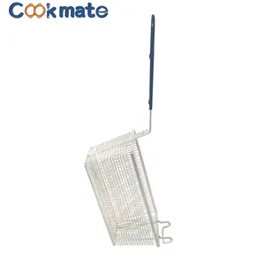 COOKMATE einteilige Konstruktion in verschiedenen Größen für Chicken Fry Basket Chips Siebe für Fritte use