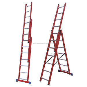 NOUVELLE Pratique <span class=keywords><strong>8</strong></span> mètre pliant en <span class=keywords><strong>aluminium</strong></span> droite échafaudages <span class=keywords><strong>échelle</strong></span> utilisé - Product Image 5
