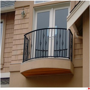 Usine personnalisée en aluminium durable balustrade balcon systèmes de garde-corps d'escalier pour appartement Trempé verre à main en aluminium de garde-corps - Product Image 2