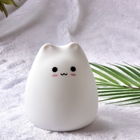 Décoration Sommeil Tactile Enfants Dormir Animal Forme Enfants Clap Bébé Mignon Éclairage Doux Nuit Mini Lampe Dormir Lampe Silicone