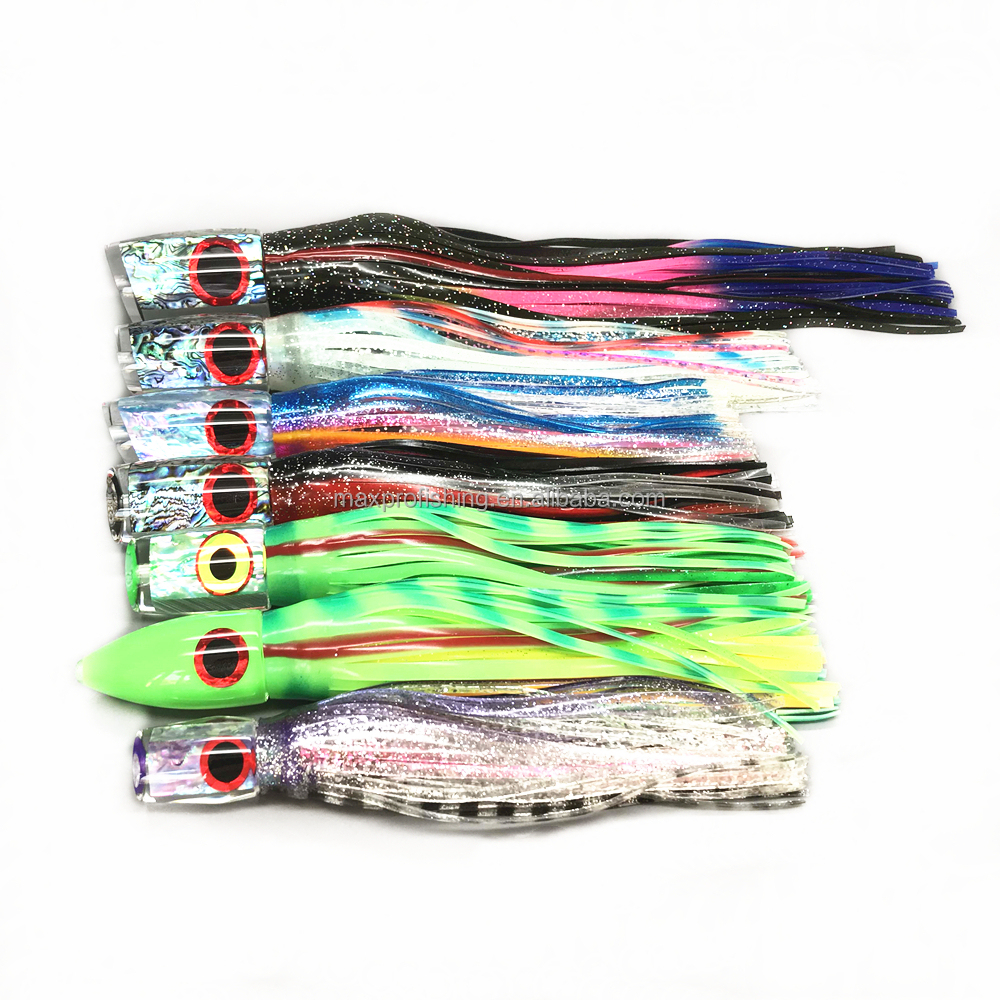 UV Enhanced Big Game Trolling Lure Skirts, Saltwater Fishing, High Quality