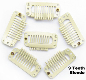 <span class=keywords><strong>Clip</strong></span> a pettine a scatto 9 denti in metallo parrucca parrucca fai da te <span class=keywords><strong>capelli</strong></span> <span class=keywords><strong>Extension</strong></span> <span class=keywords><strong>clip</strong></span> parrucca per accessori per parrucca - Product Image 3