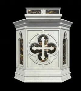 Customized marble church lectern