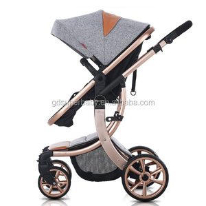 Poussette bébé de luxe 3 en 1, nouvelle collection russe, haute qualité, paysage panoramique, quatre roues, chariots pour bébés - Product Image 2