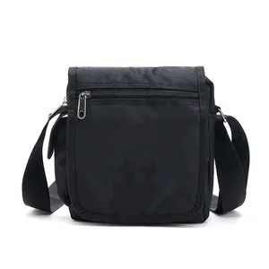 Tas Kurir Crossbody Hitam Fashion T-tech Berkualitas Tinggi untuk Wanita dan Pria