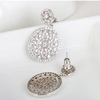 LUOTEEMI — boucles d'oreilles plaqué or 18K, pour femme, bijoux de fiançailles, de luxe, nouveau Design, à la mode, dubaï