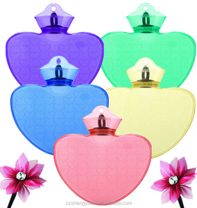 Pas cher prix en plastique en forme de <span class=keywords><strong>coeur</strong></span> bouteille d'eau chaude - Product Image 6
