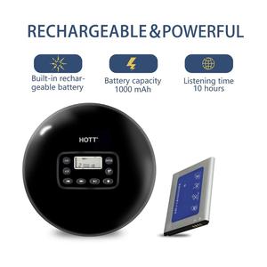 <span class=keywords><strong>Mini</strong></span> lecteur CD audio portable Lecteur CD de voiture rechargeable - Product Image 3