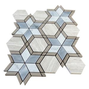 <strong>Insert</strong> Marble <strong>Fireplace</strong> High Quality Mosaic Wall <strong>Tile</strong> - Product Image 2