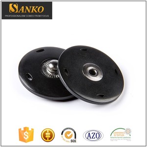 Dos Piezas Negro chapado de Metal y Resina de botones de Presión <span class=keywords><strong>para</strong></span> la <span class=keywords><strong>ropa</strong></span> - Product Image 3