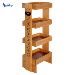 Due Laterali Promozionali Supermercato Display In Legno Personalizzato Cubi Per La Bevanda/Bottiglia - Product Image 6