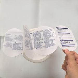 Doble sticker tres lados <span class=keywords><strong>2</strong></span> capas label label pp blanco de doble capa de tela adhesiva - Product Image 4