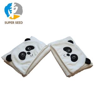 SuperSeed AB-11508 Panda Animal Design Baby Hooded <b>Towel</b> Bamboo - Product Image 5
