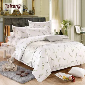 Wholesale luxury hotel bed sheet Professional design printed home luxury Bedding set