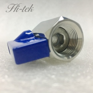 PN 63 1000 PSI <strong>Stainless</strong> Steel 316 <strong>Mini</strong> <strong>Ball</strong> <strong>Valve</strong> 3/8 In. Male Female Thread Manual Power Customizable OEM Support for Base - Product Image 2