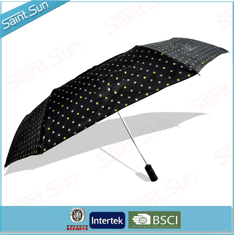 Promoción LED Umbrella publicidad LED umbrella, paraguas Solar con luz LED