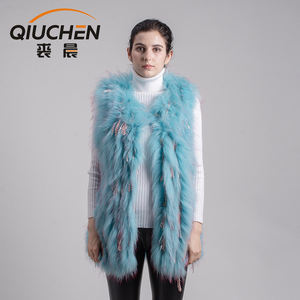 Buen Precio Fox <span class=keywords><strong>chaleco</strong></span> sin mangas Natural de moda <span class=keywords><strong>Chaleco</strong></span> de <span class=keywords><strong>piel</strong></span> - Product Image 2