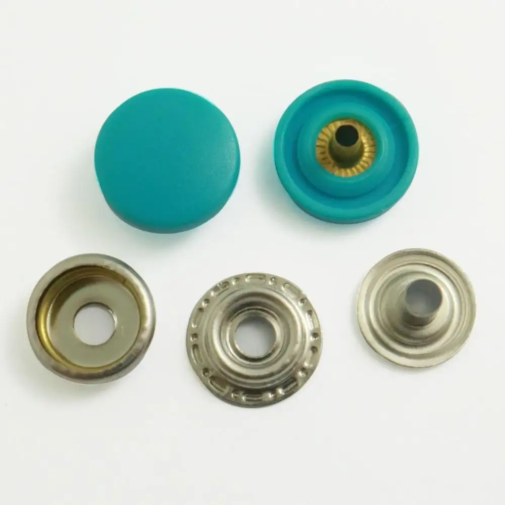 Nylon bottone a pressione/colore solido plastica primavera bottone a pressione