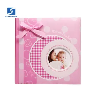 Produttore fatti a mano personalizzabile souvenir di carta scrapbook album di foto concetto di Bambino del bambino personalizzato photo booth album libro