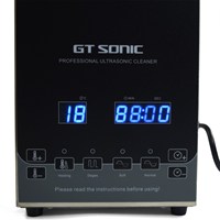 Nouveau Nettoyeur à Ultrasons Électrique Industriel GT SONIC 50W 40KHz en Acier Inoxydable 2L avec Minuteur 1-99 Minutes pour Réparation de Bijoux et Dentaire