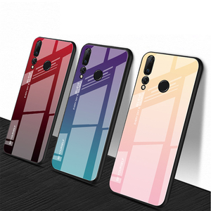 Gradiente colorato Vetro Temperato Back Cove Per Il Caso di <span class=keywords><strong>Huawei</strong></span> P20 P30 Compagno 10 20 Lite Pro Nova 3 3i 4 per Honor 10 8X P di <span class=keywords><strong>smart</strong></span> <span class=keywords><strong>2019</strong></span> - Product Image 1