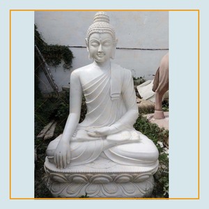 Grande statue de <span class=keywords><strong>Bouddha</strong></span> en granit pour la décoration extérieure, Feng Shui, à vendre - Product Image 4