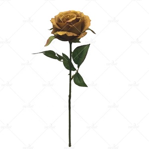 ISEVIAN presa di Fabbrica singolo gambo lungo rosa fiore artificiale <span class=keywords><strong>rose</strong></span> nere - Product Image 2