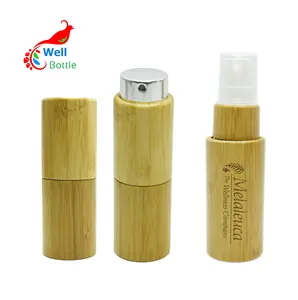 Emballage cosmétique en bambou 15ml 30ml twist up bambou vaporisateur parfum vaporisateur BJ-196C