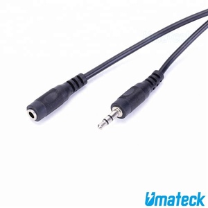 Câble d'extension audio auxiliaire 3.5mm, câble stéréo mâle vers prise audio femelle 3.5mm pour utilisation d'extension de <span class=keywords><strong>casque</strong></span> et d'écouteurs - Product Image 4