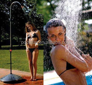 Installation facile debout libre de pommeau de <span class=keywords><strong>douche</strong></span> <span class=keywords><strong>solaire</strong></span> extérieur de Poolstar P2601 faite de matériel durable de PVC - Product Image 3