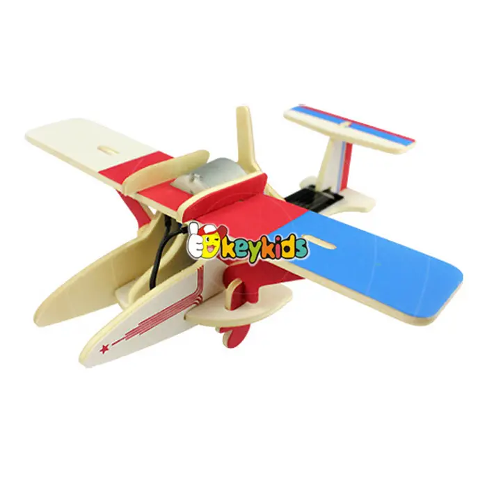 2023, venta al por mayor, niños, ensamblan aviones en miniatura de madera, aviones en miniatura divertidos para niños, los mejores aviones en miniatura para niños pequeños W03B069