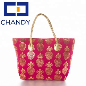 Commercio all'ingrosso di Grandi Dimensioni Metallic Gold Ananas Stampa Tote Bag <span class=keywords><strong>borsa</strong></span> di Tela <span class=keywords><strong>Borsa</strong></span> Da Spiaggia Ananas <span class=keywords><strong>borsa</strong></span> Da Spiaggia A <span class=keywords><strong>Tracolla</strong></span> - Product Image 2