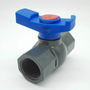 Vannes à boisseau sphérique en PVC gris personnalisables de 1 à 10 pouces avec support OEM, accessoires pour conduites d'eau - Product Image 4
