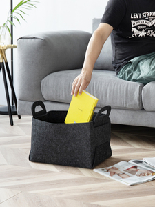 <span class=keywords><strong>Cestino</strong></span> pieghevole <span class=keywords><strong>in</strong></span> <span class=keywords><strong>feltro</strong></span> per camera da letto/ufficio forma rettangolare per giocattoli/decorazioni per lavanderia - Product Image 4