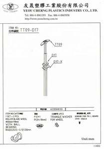 พลาสติกวัสดุ Extension ที่จับกระเป๋าอะไหล่เสา - Product Image 4