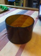 Vintage Amber Brown Glass Heat Resistant Eco Friendly Lantern Ribbed Votive Tealight <b>Cup</b> for Home Wedding Christmas Decoration - Product Image 3