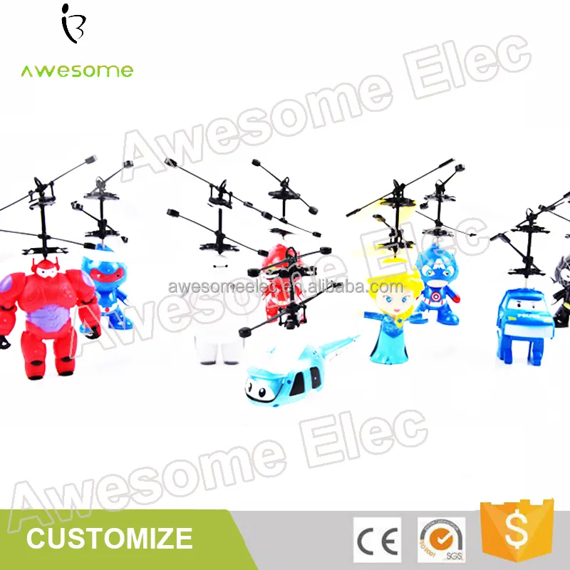 Noche caliente mini Flying juguetes nuevos juguetes exóticos historieta de los aviones <span class=keywords><strong>helicóptero</strong></span> <span class=keywords><strong>infrarrojo</strong></span> para niños regalo