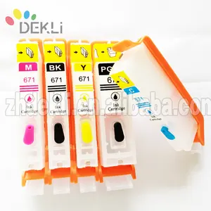 Printer ink cartridges For Canon MG5766 MG6866 MG7766 Reset ink Cartridge With New Chip