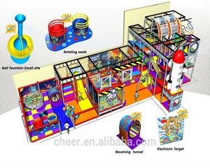 Equipo de Juegos Interior con Temática Espacial de Cheer Amusement, Área de Juegos Infantil con Piscina de Pelotas de Espuma - Product Image 1