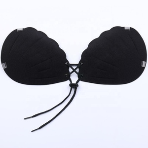 Soutien-gorge sans bretelles dos nu en <span class=keywords><strong>silicone</strong></span> Soutien-gorge en coton sans couture push-up extrême invisible adhésif - Product Image 3