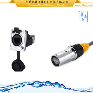 Metal <span class=keywords><strong>toma</strong></span> de aire impermeable <span class=keywords><strong>RJ45</strong></span> + conector USB - Product Image 1