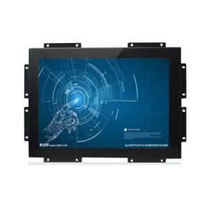 Fabbrica oem black frame 1080p tocco di ir monitor 24 pollici open frame con staffa