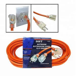 Ningbo Well All Season Heavy Duty 12 Gauge Extension cords with Lighted end