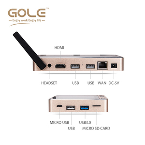 <span class=keywords><strong>Gole</strong></span> 1 พร้อม Z8350 รวมถึง 4GB และ 32GB Z83 มินิพีซี คอมพิวเตอร์พกพา - Product Image 4