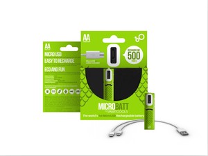 卸売格安カスタムAA AAA充電式Ni-MH 1000mAhマイクロUSB充電電池1.2Vおもちゃ用 - Product Image 4