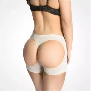 Respirant Plus La Taille Sexy Culotte Mince Sous-Vêtements Booty Lifters Butt Enhancer Shaper Control Brève Ventre Corset Shapewear pour W