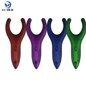 Funny creative plastic ballpoint pen pliers y shaped pen for promotion advertisement