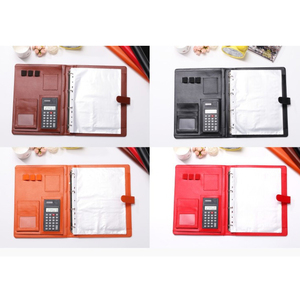 Cuero de la pu de <span class=keywords><strong>A4</strong></span> cartera caso reunión carpeta con bolsillo - Product Image 6