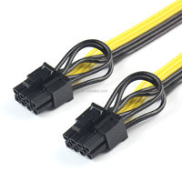 CPU 8Pin gráficos tarjeta de vídeo doble PCI-E 8Pin(6Pin + 2Pin) Cable de alimentación