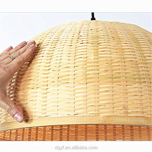 Paralumi in Bambù di Nuovo Stile, Forma e Colore Personalizzabili, Decorazione Casa Moderna, <span class=keywords><strong>Coprilampada</strong></span> in Tessuto di Bambù - Product Image 2